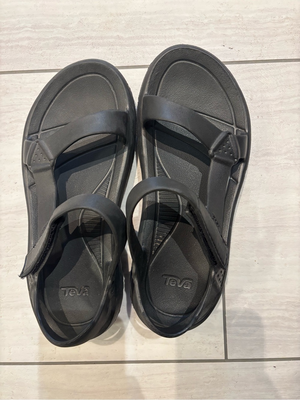 Teva Black Women's Sporty Adjustable Sandals